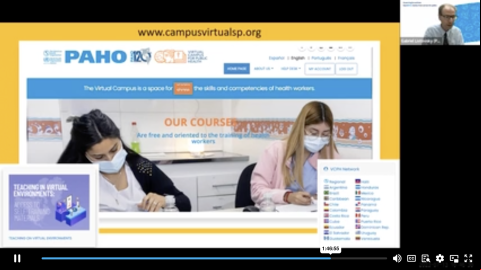 The Virtual Campus participates in the event #LearningSavesLives organized by OpenWHO