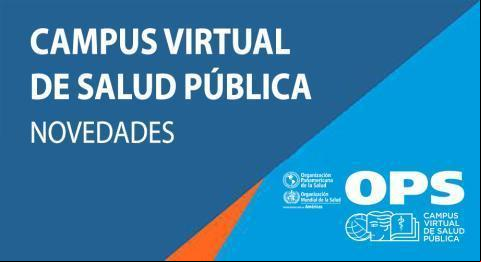 Novedades del Campus Virtual de Salud Pública - Octubre 2024